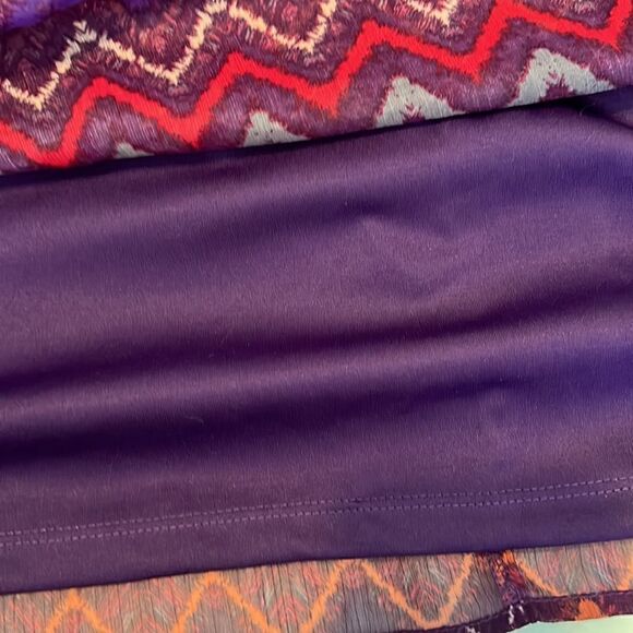 Faded Glory EUC purple zig zag print maxi dress adjustable straps fully lined - Picture 10 of 11